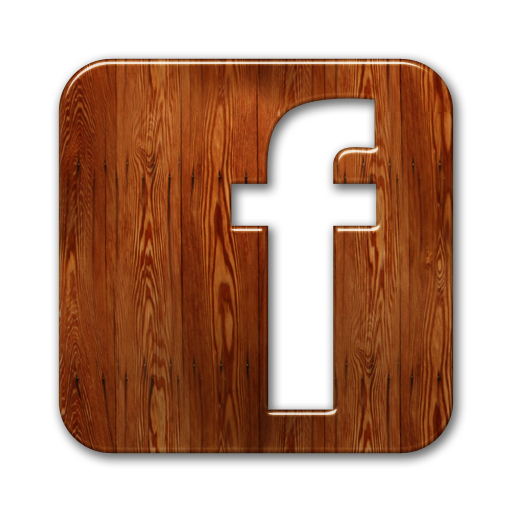 Facebook Logo Madera